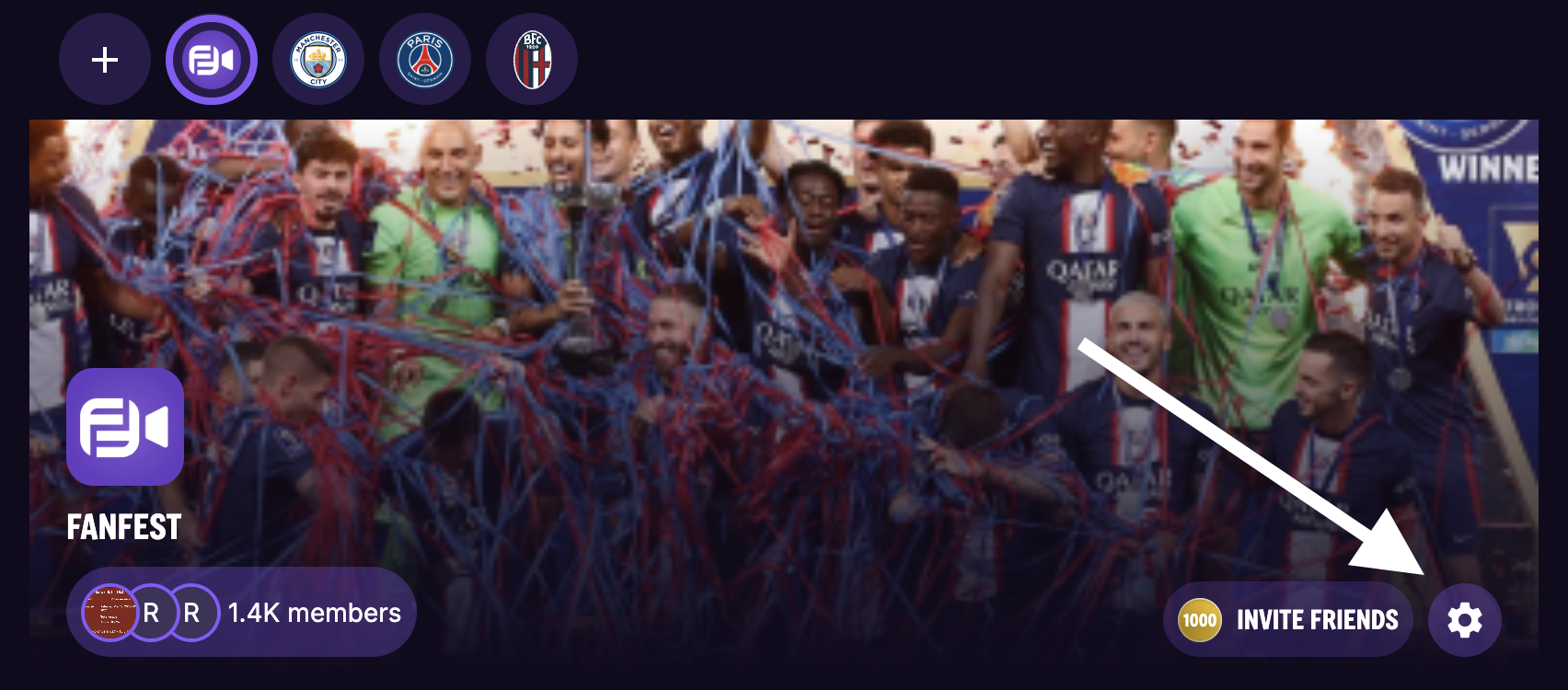 Channel Admin tooltip